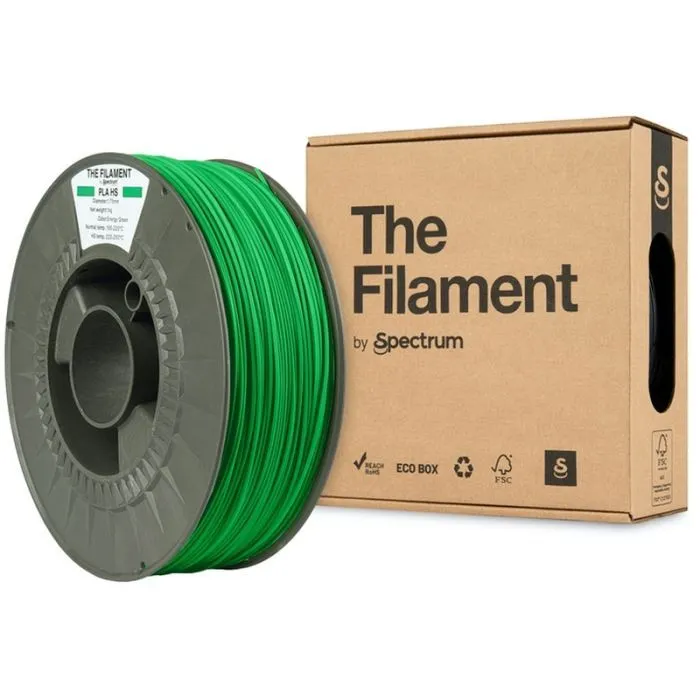 Пластик для 3D-принтера The Filament PLA HS 1.75mm 1kg Green, Energy (TF-24035) зображення 3