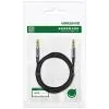 Кабель мультимедийный 3.5mm M to 3.5mm M 3.0m (4pin) AV183 aluminum gray Ugreen (20785) изображение 3