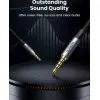 Кабель мультимедийный 3.5mm M to 3.5mm M 3.0m (4pin) AV183 aluminum gray Ugreen (20785) изображение 5