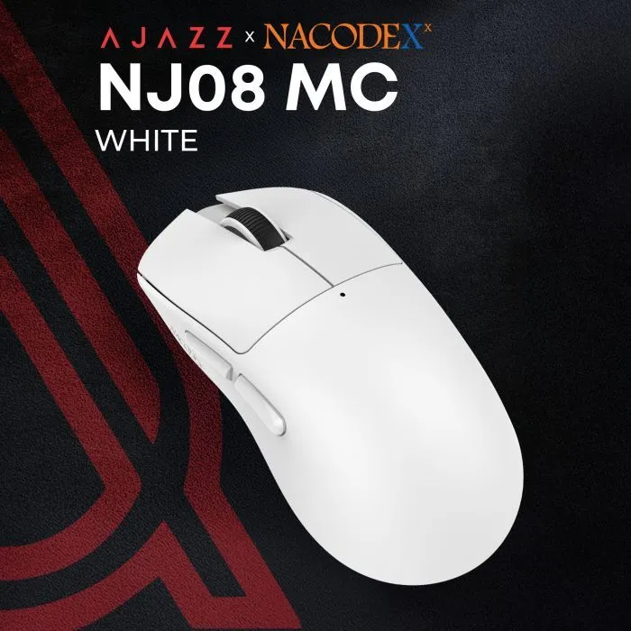 Мишка Ajazz x Nacodex NJ08-MC Wireless/Bluetooth/USB White (NJ08-MC-W) зображення 5