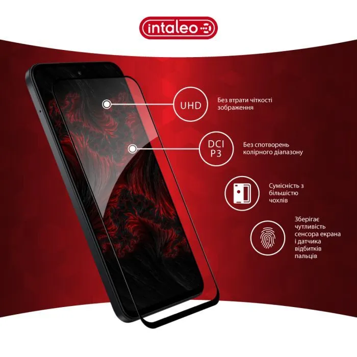 Скло захисне Intaleo Full Glue ESD Xiaomi Redmi 15 Black (1283126625794) зображення 4