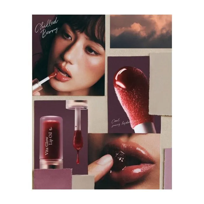 Олія для губ Axis-Y Vita Glow Lip Oil Chilled Berry 4.5 г (8809634611093) зображення 6