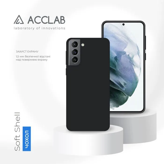 Чохол до мобільного телефона ACCLAB SoftShell Samsung Galaxy S21 Black (1283126561214) зображення 4