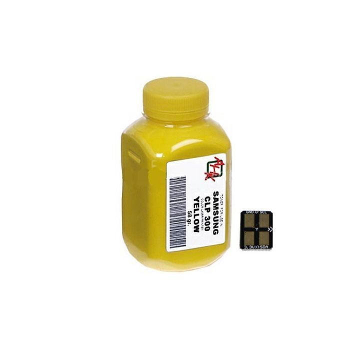 Тонер SAMSUNG CLP-320/325 Yellow+chip AHK (1500242)