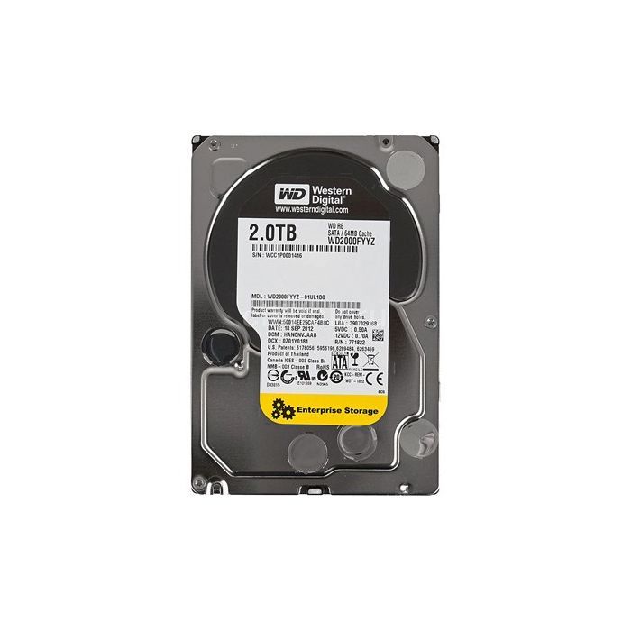 Жесткий диск 3.5" 2TB WD (WD2000FYYZ)