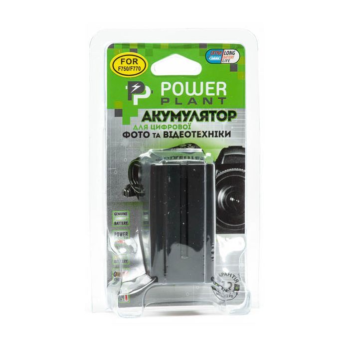 Акумулятор до фото/відео PowerPlant Sony LED NP-F750 4400mAh (DV00DV1366) зображення 3