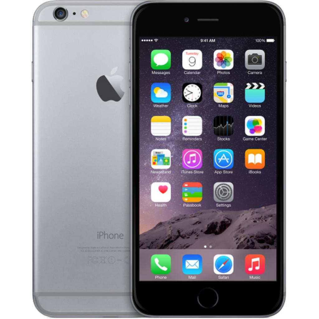 Мобильный телефон Apple iPhone 6 16Gb Space Grey (MG472SU/A/MG472RM/A)