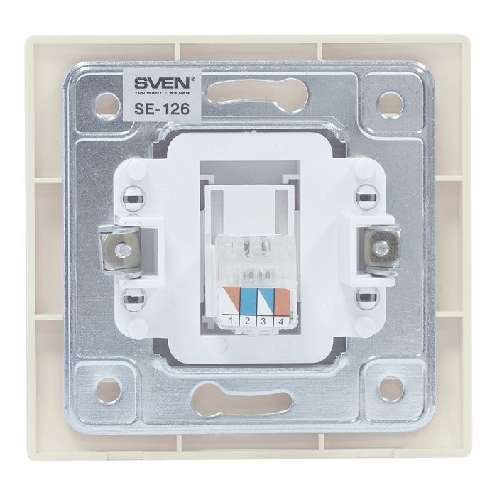 Телефонная розетка Sven SE-126 ivory (7100094) изображение 4