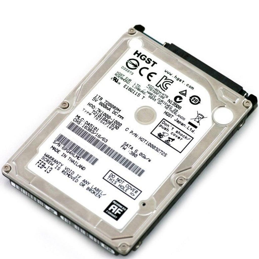 Жесткий диск для ноутбука 2.5" 1TB WDC Hitachi HGST (0J30573 / HTE721010A9E630)