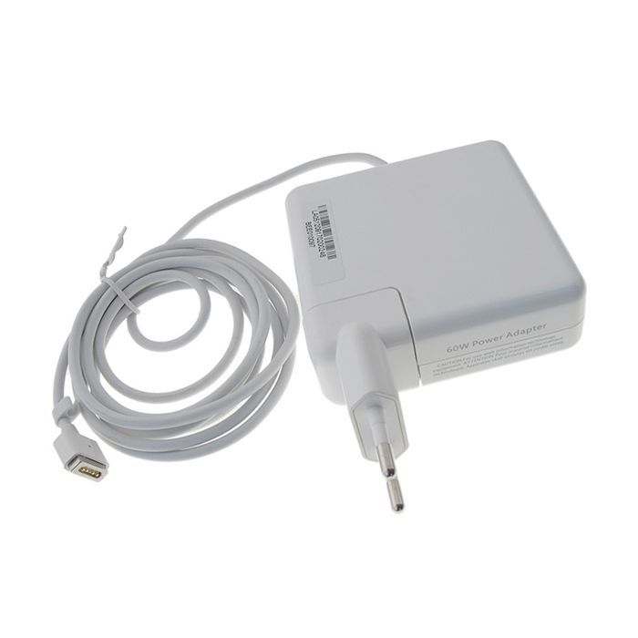 Блок живлення до ноутбуку PowerPlant APPLE 220V, 16.5V 60W 3.65A (Magnet tip) (AP60KMAG)