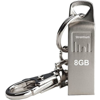USB флеш накопитель Strontium Flash 8GB AMMO Metal Silver USB 2.0 (SR8GSLAMMO)