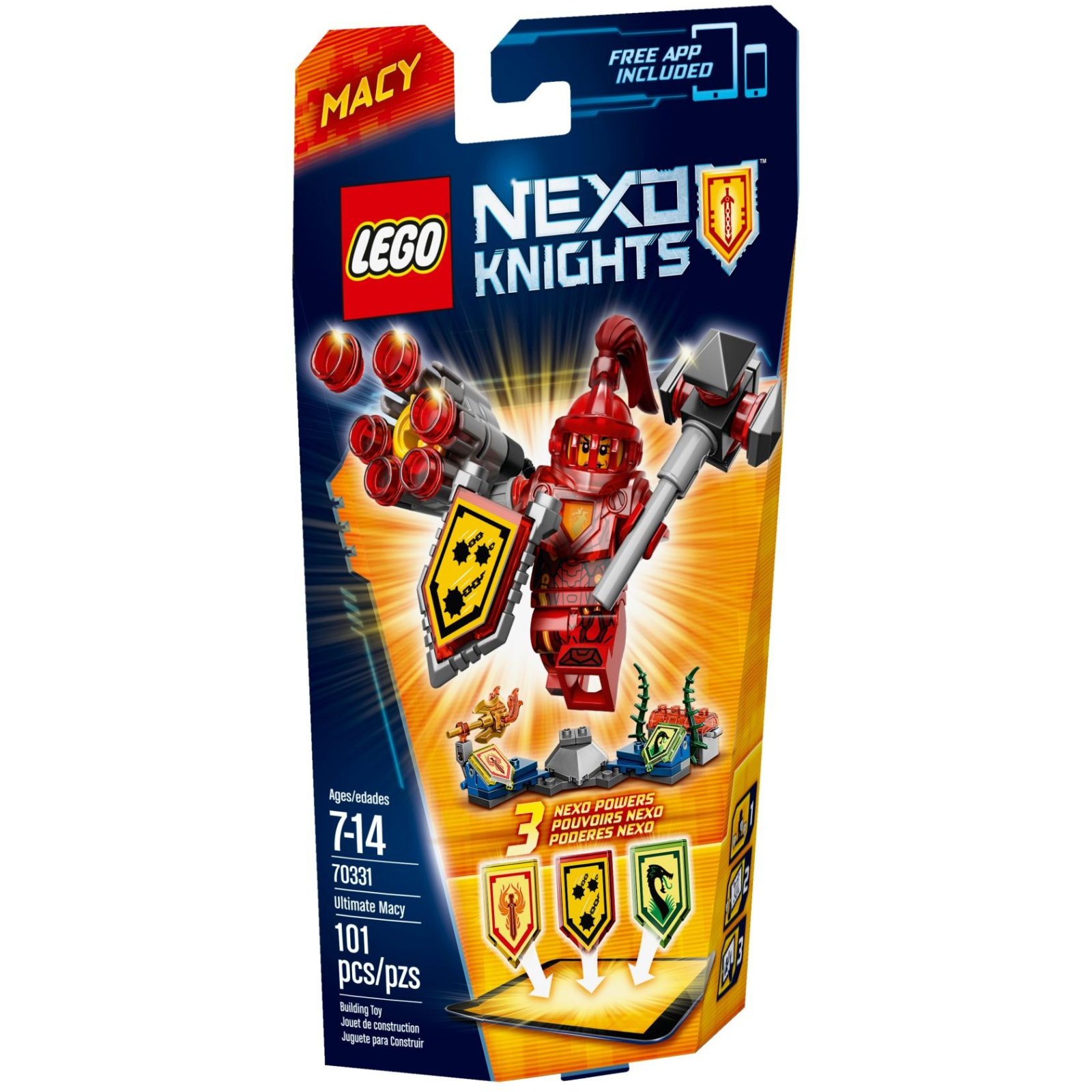 Конструктор LEGO Nexo Knights Мэйси Абсолютная сила (70331)
