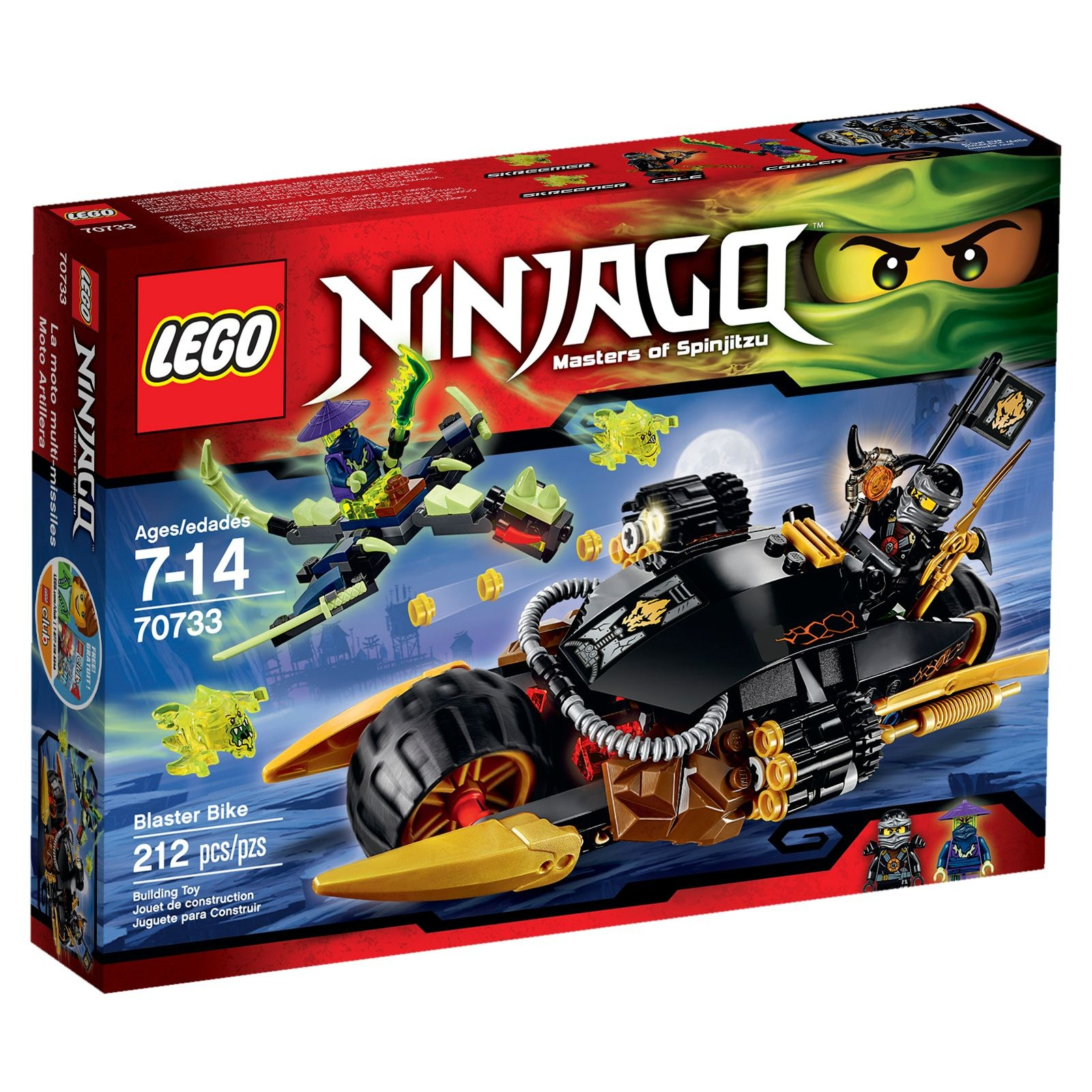 ᐈ Купити конструктор LEGO Ninjago Бластер-байк Коула (70733) в