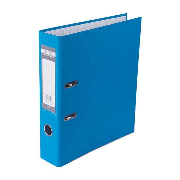 Папка - регистратор Buromax А4, 70мм, JOBMAX PP, light blue, built-up (BM.3011-30c)