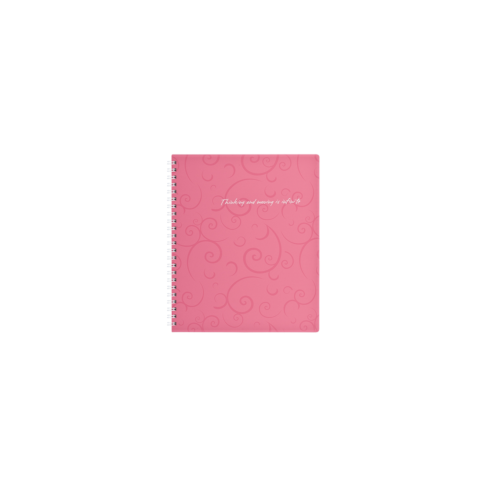 Блокнот Buromax spiral side, В5, 80sheets, Barocco, square, pink (BM.2419-610)