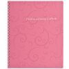 Блокнот Buromax spiral side, В5, 80sheets, Barocco, square, pink (BM.2419-610)