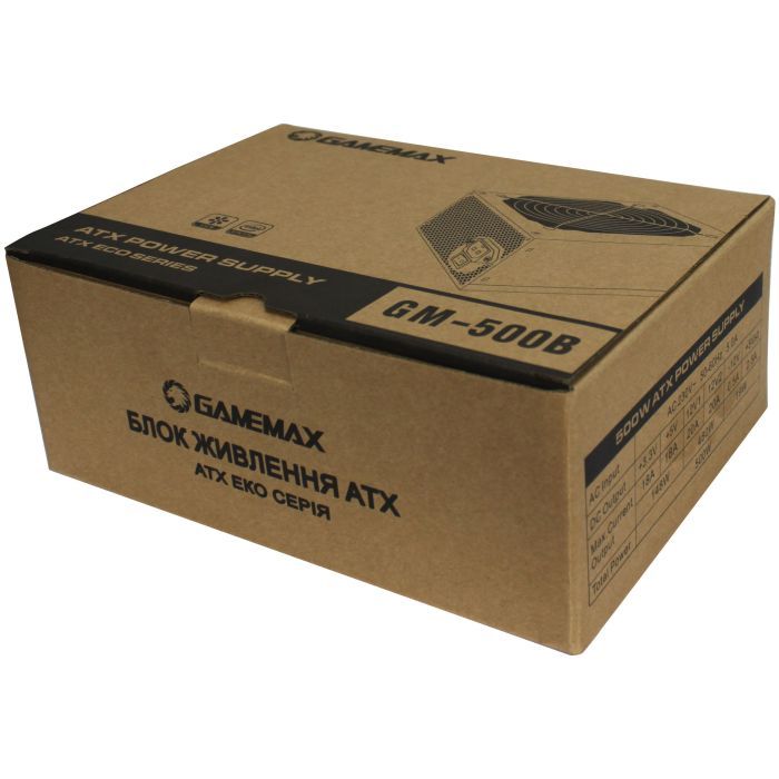 Блок живлення Gamemax 500W (GM-500B) зображення 5