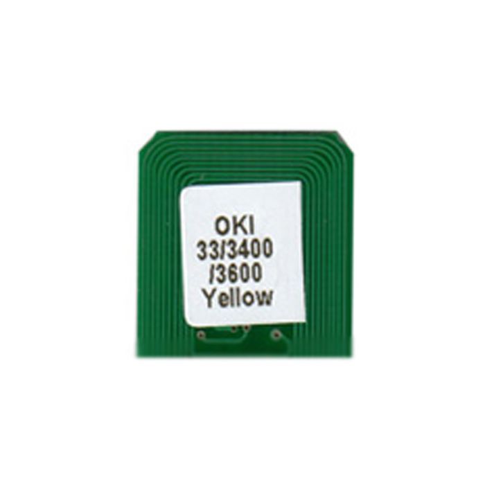 Чип для картриджа OKI C3300/3400/3600 (2.5K) Yellow BASF (WWMID-71090)