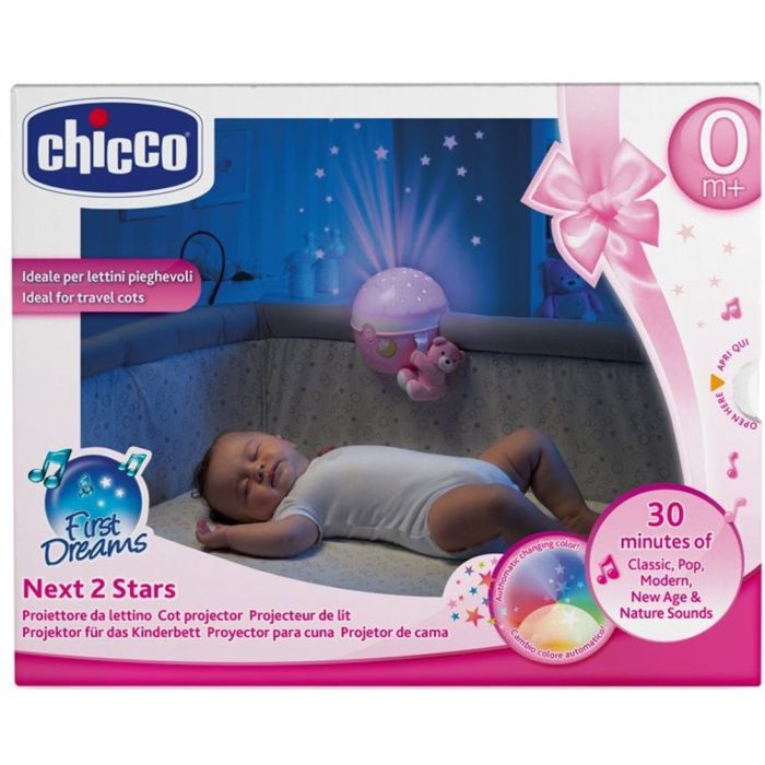 Ночник Chicco Next2 Stars Розовый (07647.10) изображение 2