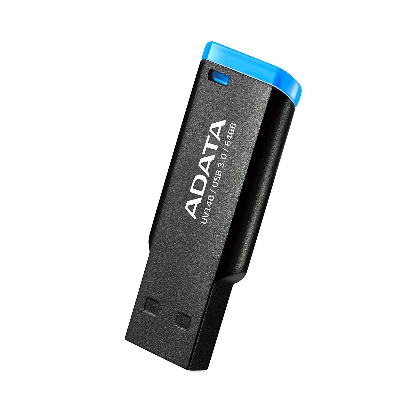 USB флеш накопитель ADATA 64GB UV140 Black-Blue USB 3.0 (AUV140-64G-RBE) изображение 2