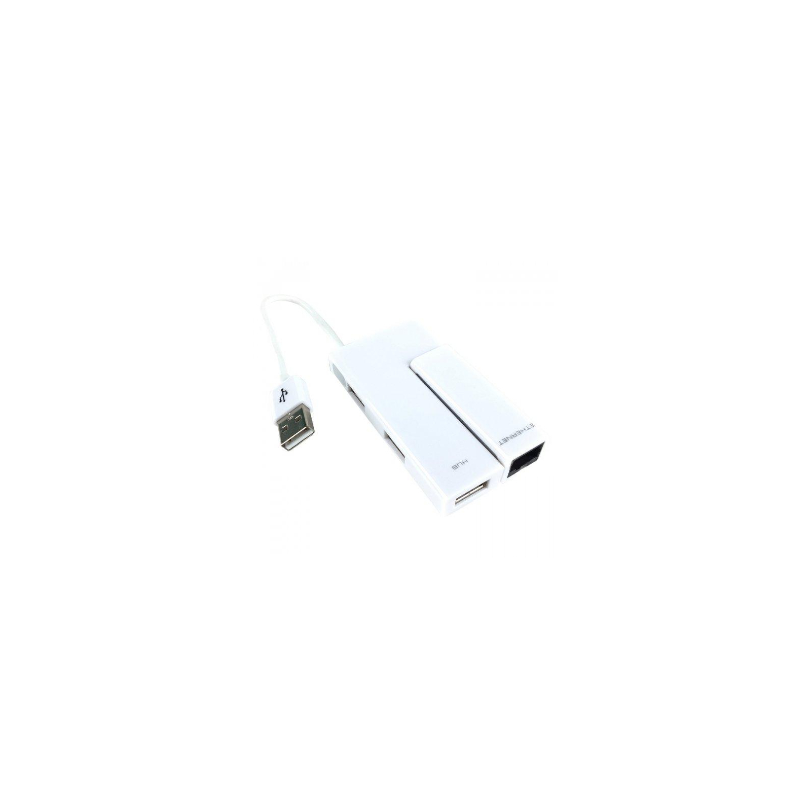Концентратор USB to Ethernet Wiretek (WK-EU400w)