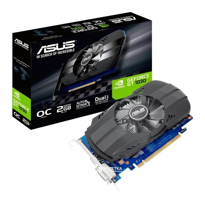 Видеокарта ASUS GeForce GT1030 2048Mb OC (PH-GT1030-O2G) изображение 2