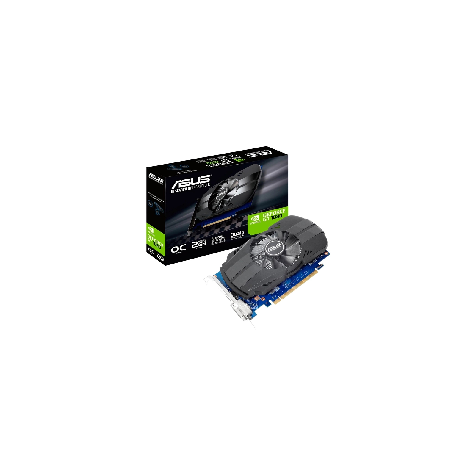 Видеокарта ASUS GeForce GT1030 2048Mb OC (PH-GT1030-O2G) изображение 2
