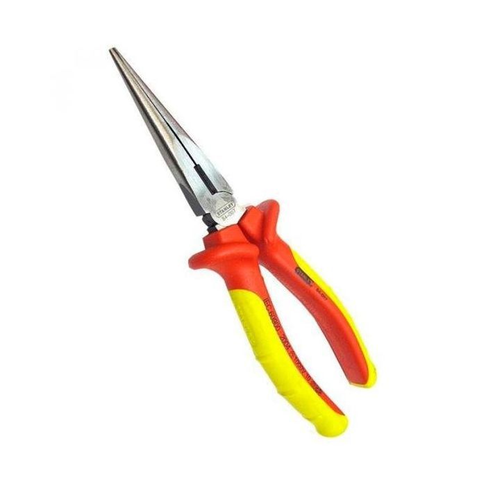 Плоскогубцы Stanley MaxSteel VDE 1000V электрика, удл.губки L=210мм. (0-84-007)
