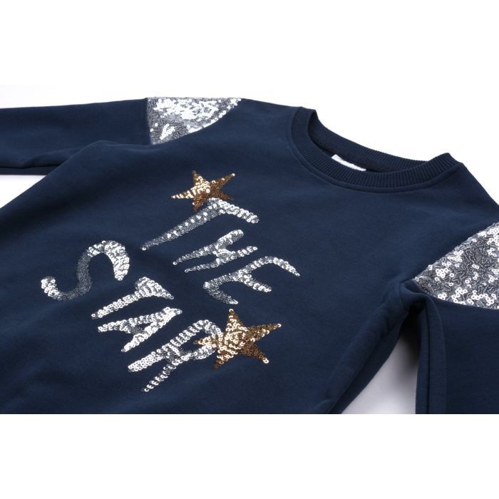 Набор детской одежды Breeze "The star" с пайетками (9679-140G-blue) изображение 7