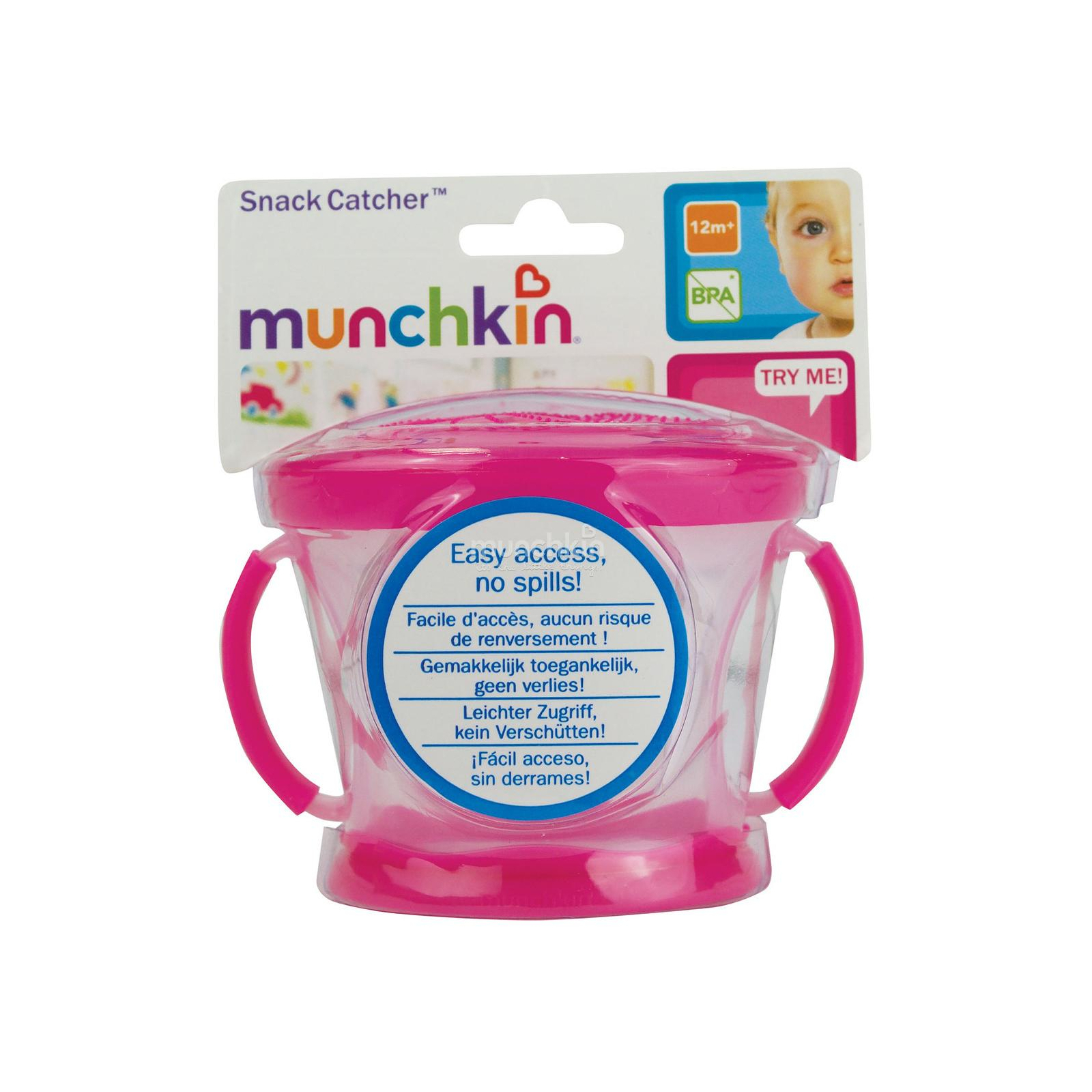 Контейнер для хранения продуктов Munchkin Розовый (для печенья) (01100601.02) изображение 3