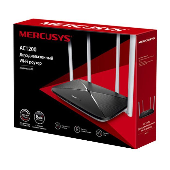 Маршрутизатор Mercusys AC12 изображение 3