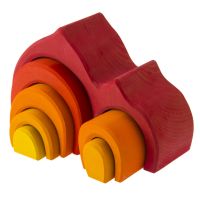 Конструктор Nic деревянный Дом Габли красный (NIC523020) изображение 2