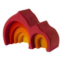 Конструктор Nic деревянный Дом Габли красный (NIC523020) изображение 3