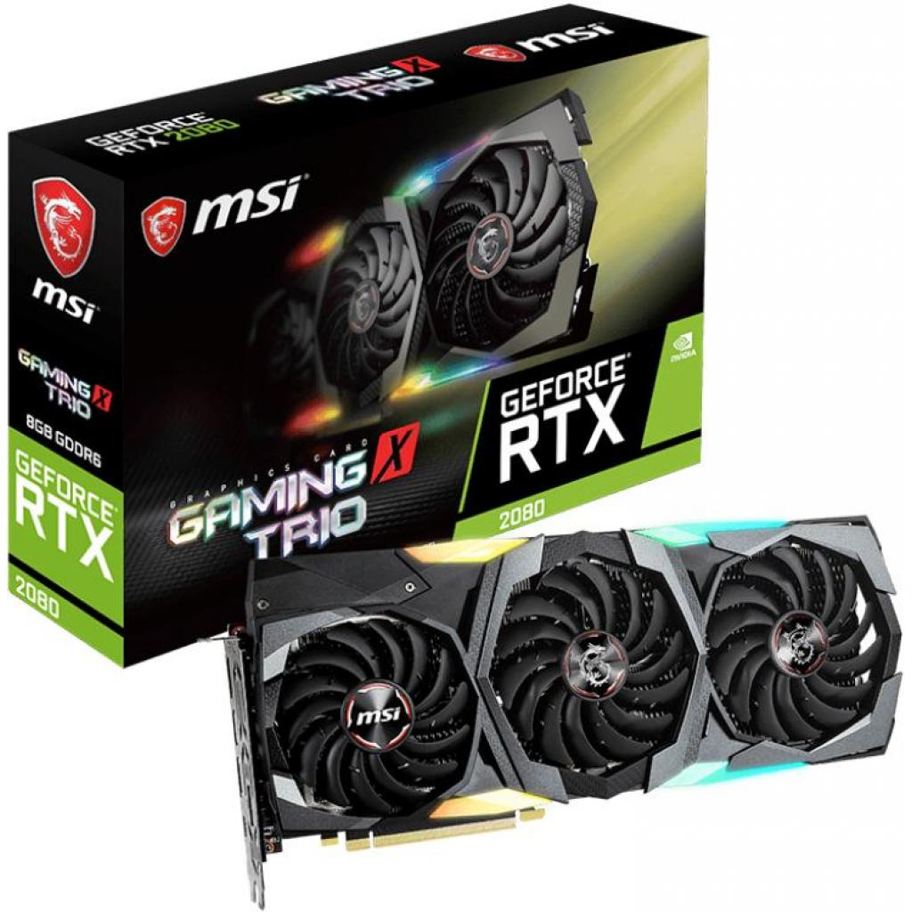Відеокарта MSI GeForce RTX2080 8192Mb GAMING X TRIO (RTX 2080 GAMING X TRIO)