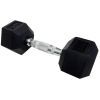 Гантель HouseFit шестигранна обгумована 5 кг (DD 6442-5)