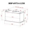 Витяжка кухонна Perfelli BISP 6973 A 1250 W LED Strip зображення 6