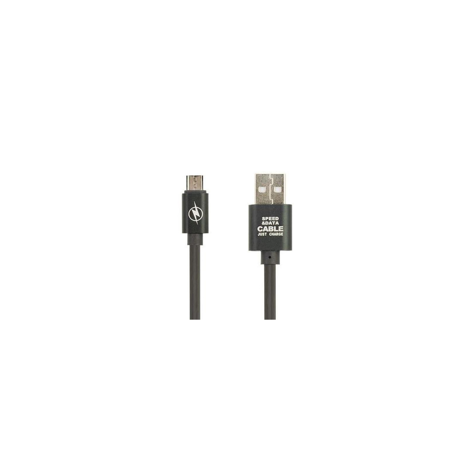 Дата кабель USB 2.0 AM to Micro 5P Fast Speed Series 3.1A Black Gelius (56751)