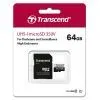 Карта пам'яті Transcend 64GB microSDXC class 10 UHS-I U1 High Endurance (TS64GUSD350V)