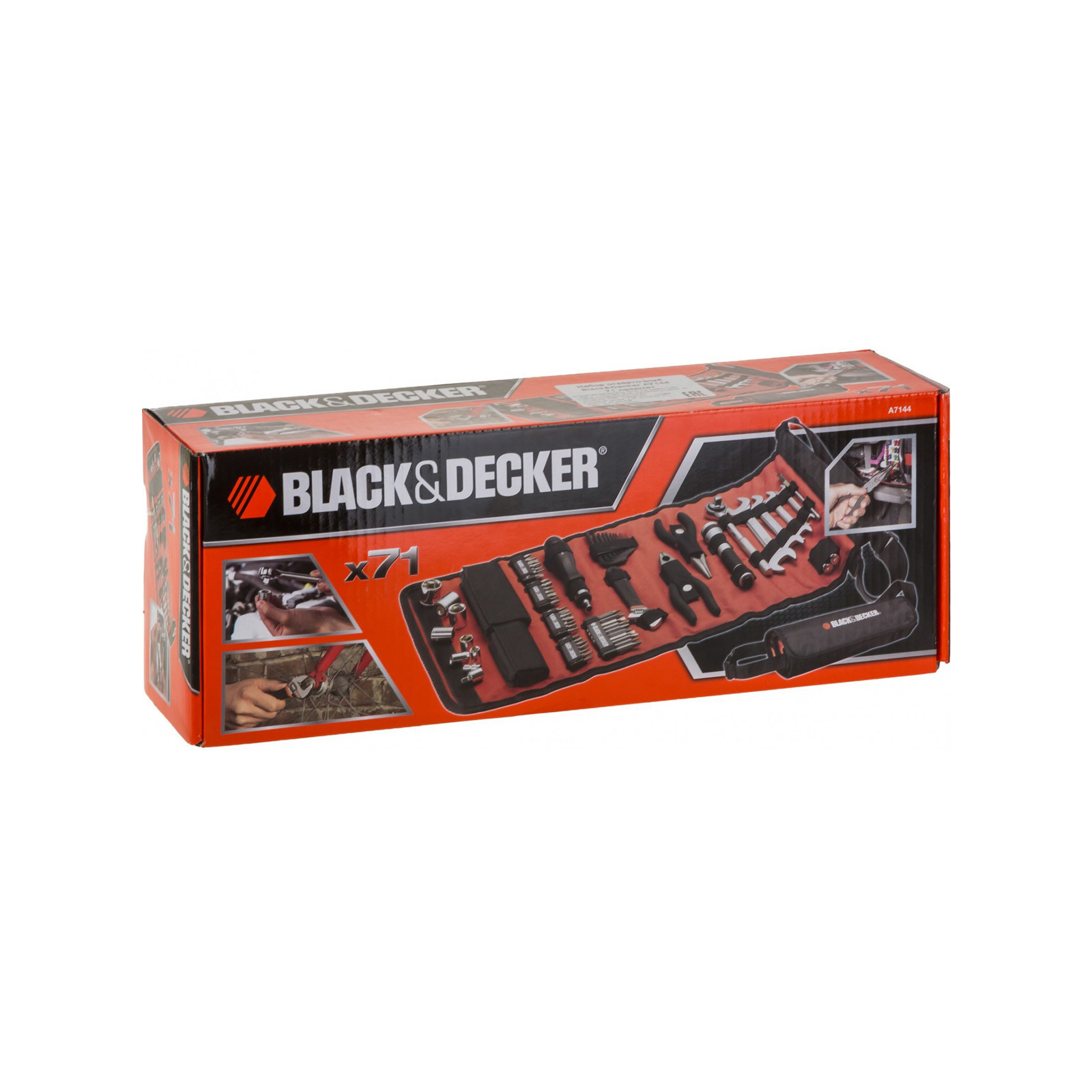 Набор инструментов Black&Decker автомобильный 71 предм. (A7144) изображение 6