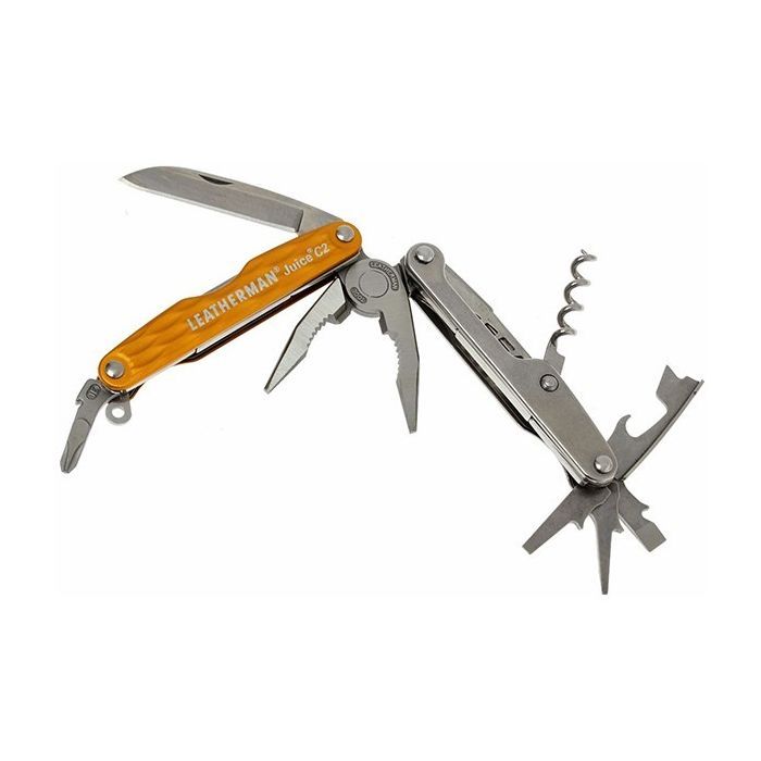 Мультитул Leatherman Juice C2- SUNRISE YELLOW, кожаный. чехол, подар. коробка (831979) изображение 2