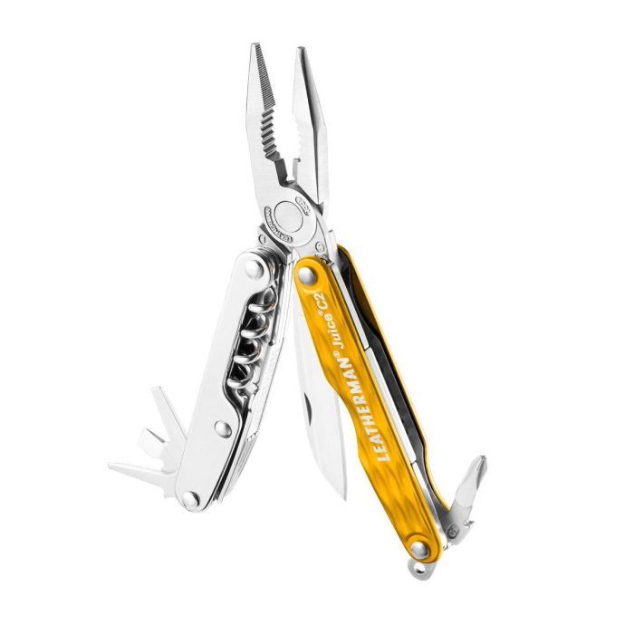 Мультитул Leatherman Juice C2- SUNRISE YELLOW, кожаный. чехол, подар. коробка (831979) изображение 3