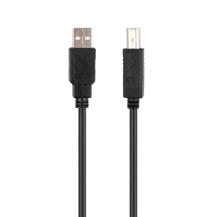 Кабель для принтера USB 2.0 AM/BM 5.0 m Vinga (VCPUSBAMBM5BK) зображення 2