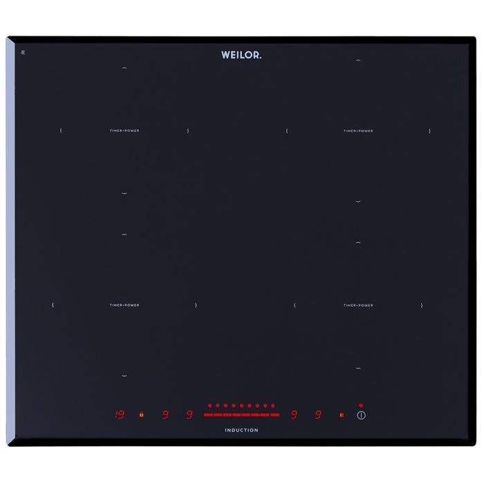 Варочна поверхня Weilor WIS 644 BLACK зображення 2