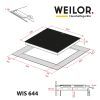 Варочна поверхня Weilor WIS 644 BLACK зображення 8