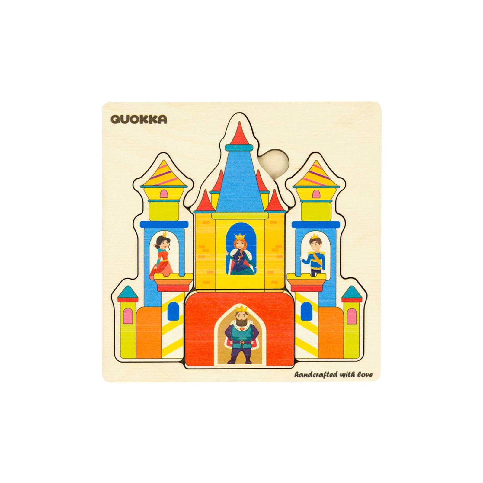 Розвиваюча іграшка Quokka пазл-мозаїка Казковий замок (QUOKA012PM) зображення 2