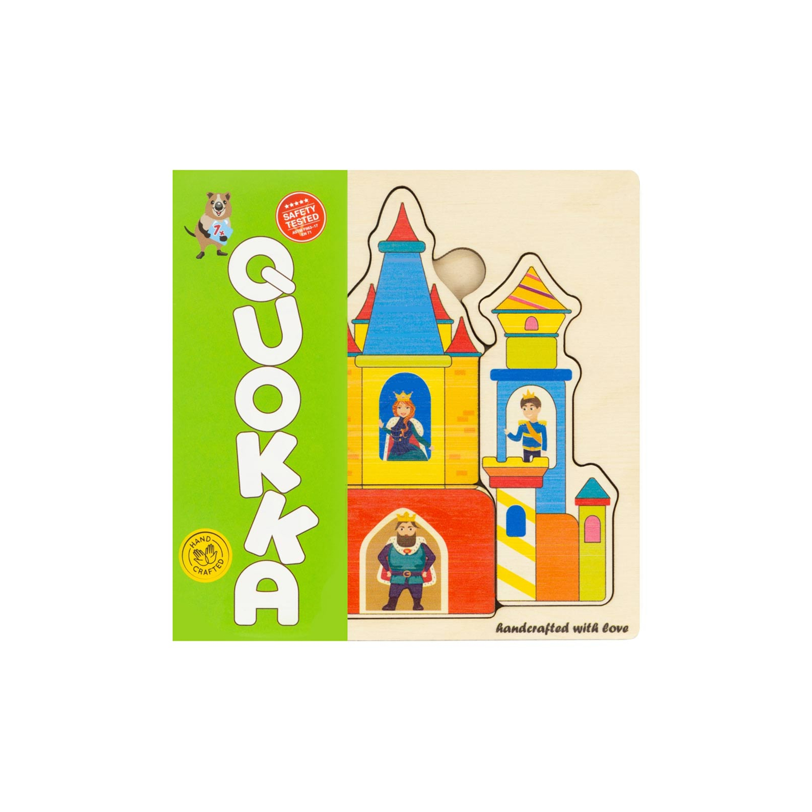 Развивающая игрушка Quokka Пазл-мозаика Сказочный замок (QUOKA012PM)