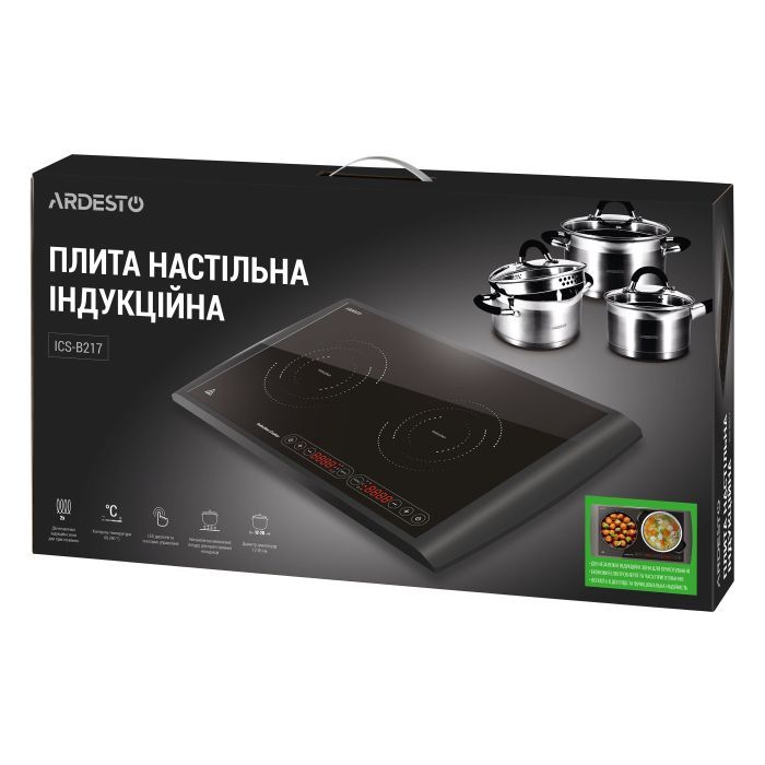 Настільна плита Ardesto ICS-B217 зображення 8