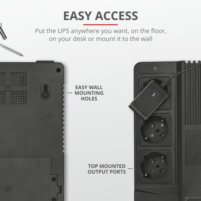 Источник бесперебойного питания Trust Maxxon 800VA UPS (23326_TRUST) изображение 5