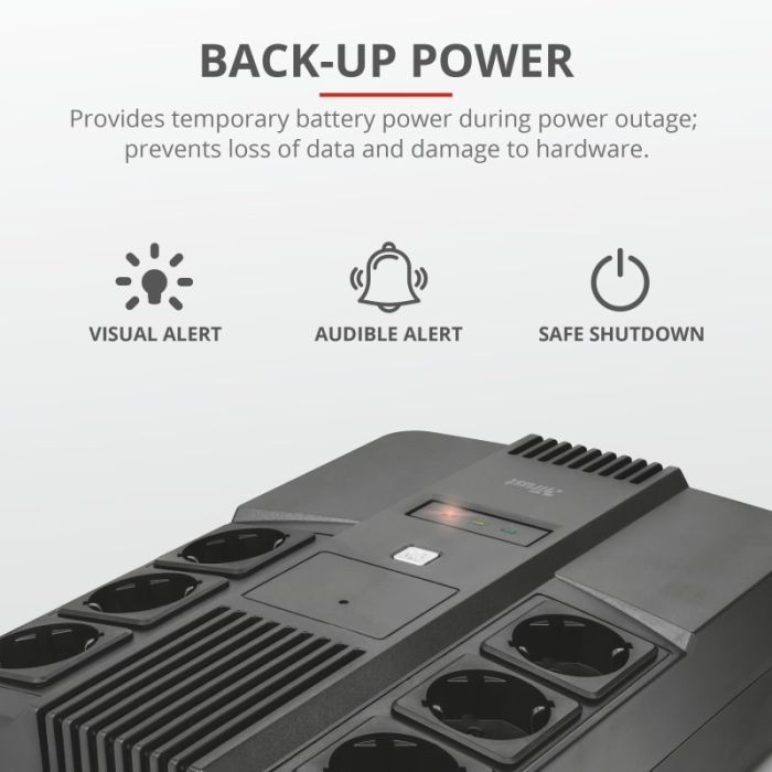 Источник бесперебойного питания Trust Maxxon 800VA UPS (23326_TRUST) изображение 9