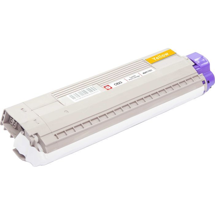 Тонер-картридж BASF OKI C822/823/833dn Yellow 46471101 (KT-46471101) изображение 3